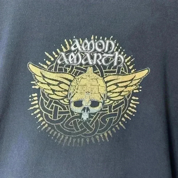 Vintage Amon Amarth Band T-shirt Size  XL - Picture 6 of 6